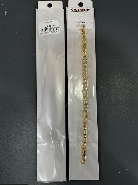 Toptan 316L Çelik Karışık Kesim Zirkon Taşlı Lüks Baget Bileklik