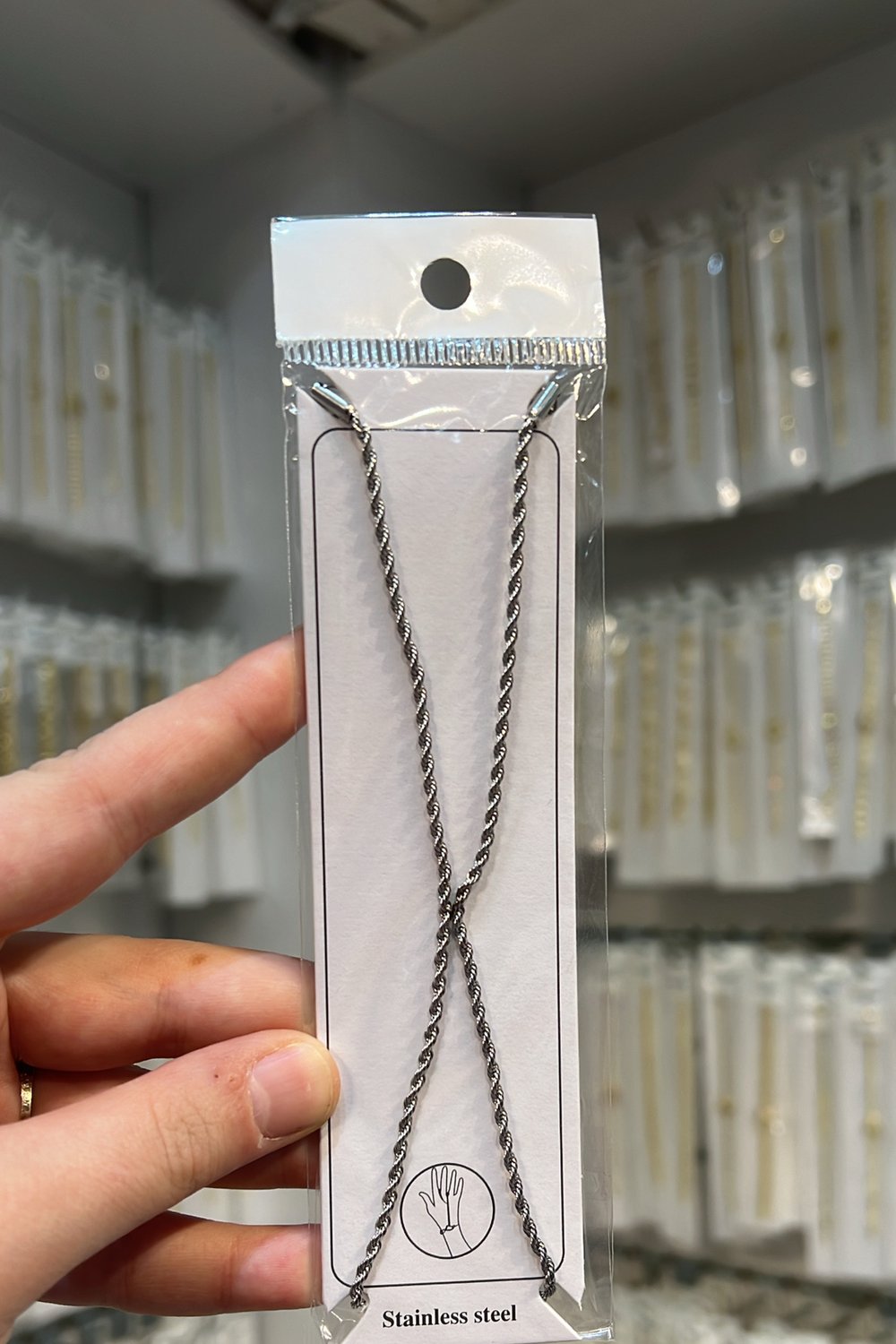 Wholesale Stainless Steel Rope Chain Hand Chain