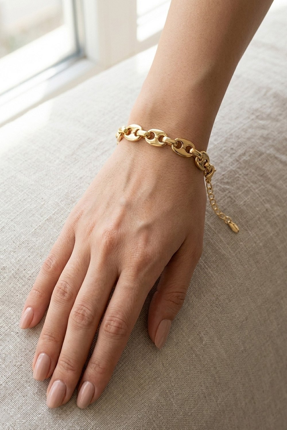Xuping Toptan Gemi Zinciri Model Gold Kaplama Bileklik