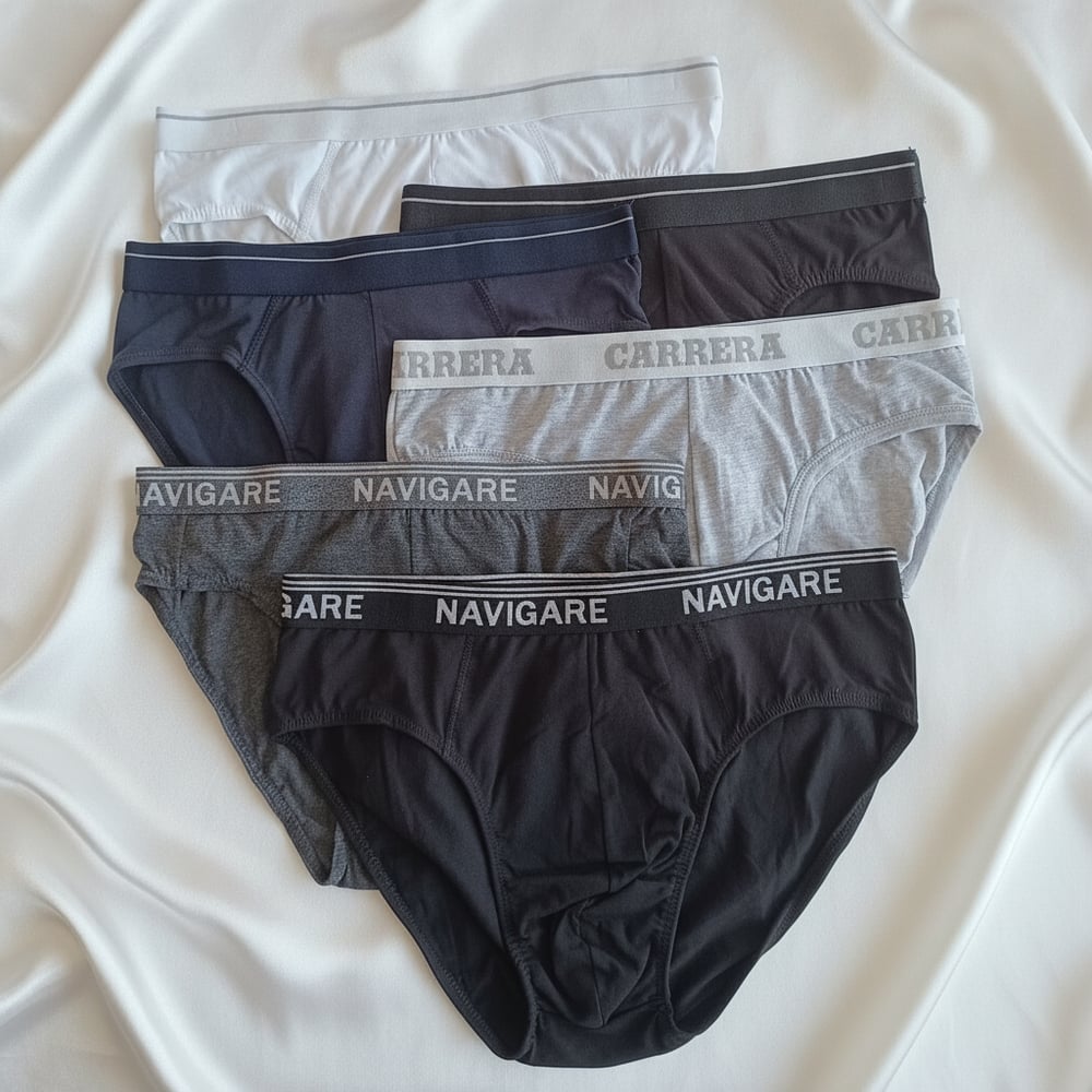 Erkek 6'lı Paket Karışık Renk Slip BB2629