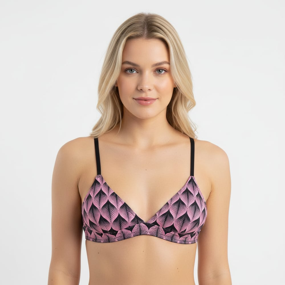 Kadın Micro Polyester Balensiz Desteksiz Üçgen Bralet Sütyen BB2112