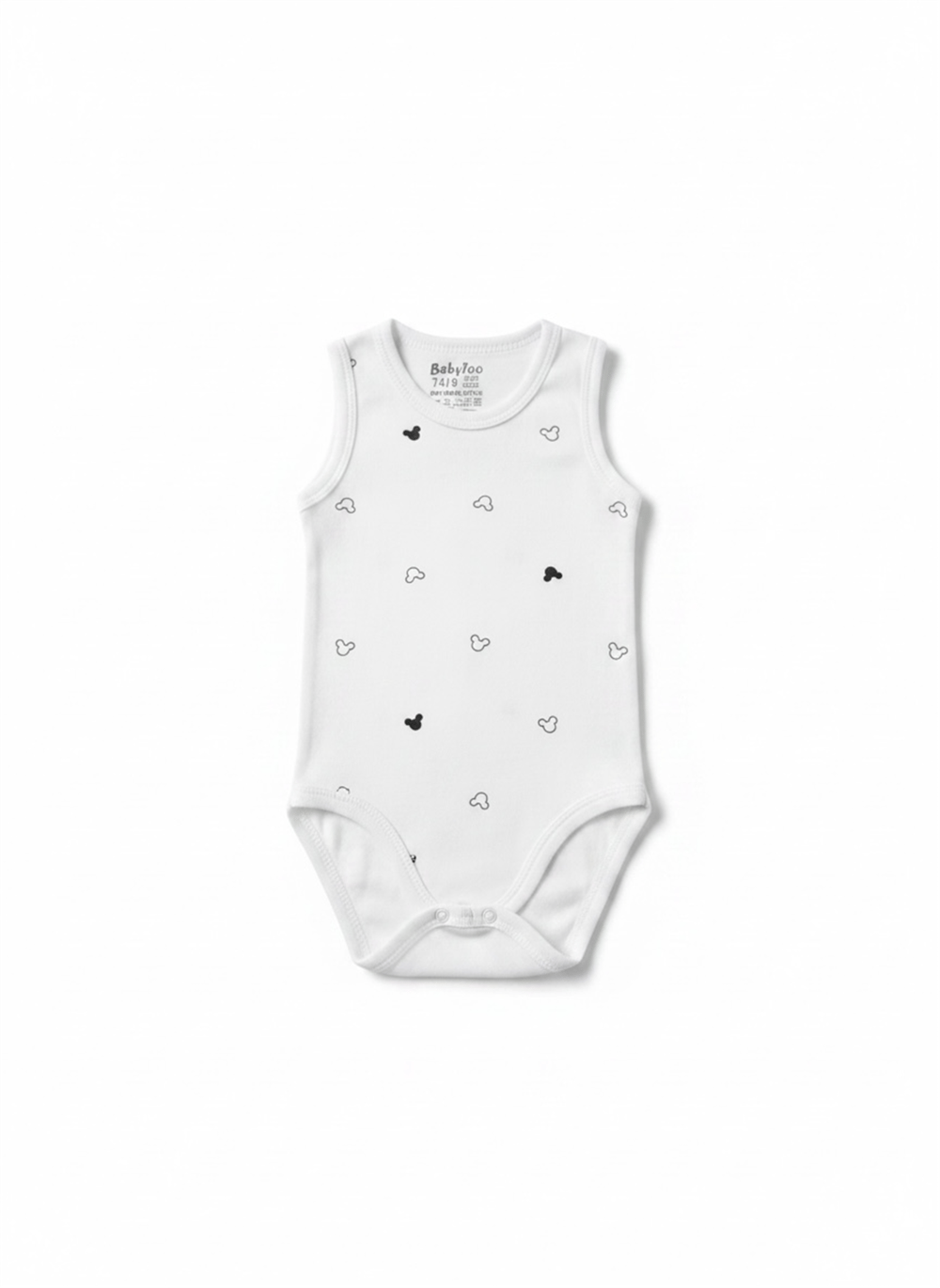 Baby Too Ayıcık Desen Zıbın Krem