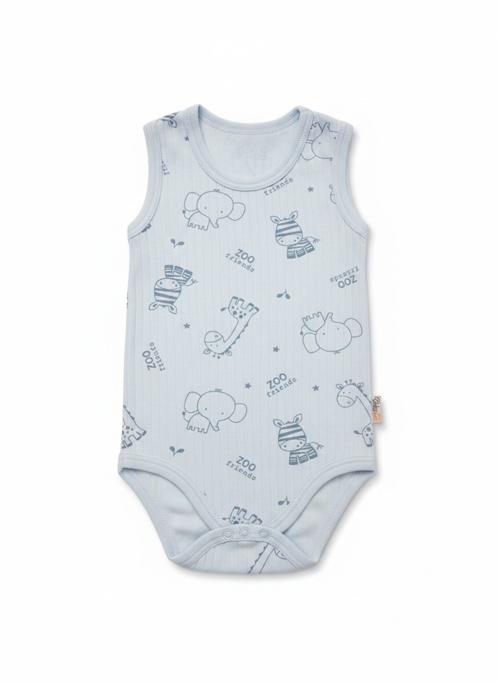 Baby Too Fil-Zürafa Desen Zıbın Mavi