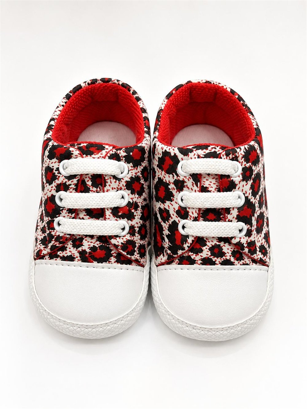 Bebiccino Ayakkabı Kırmızı Leopar