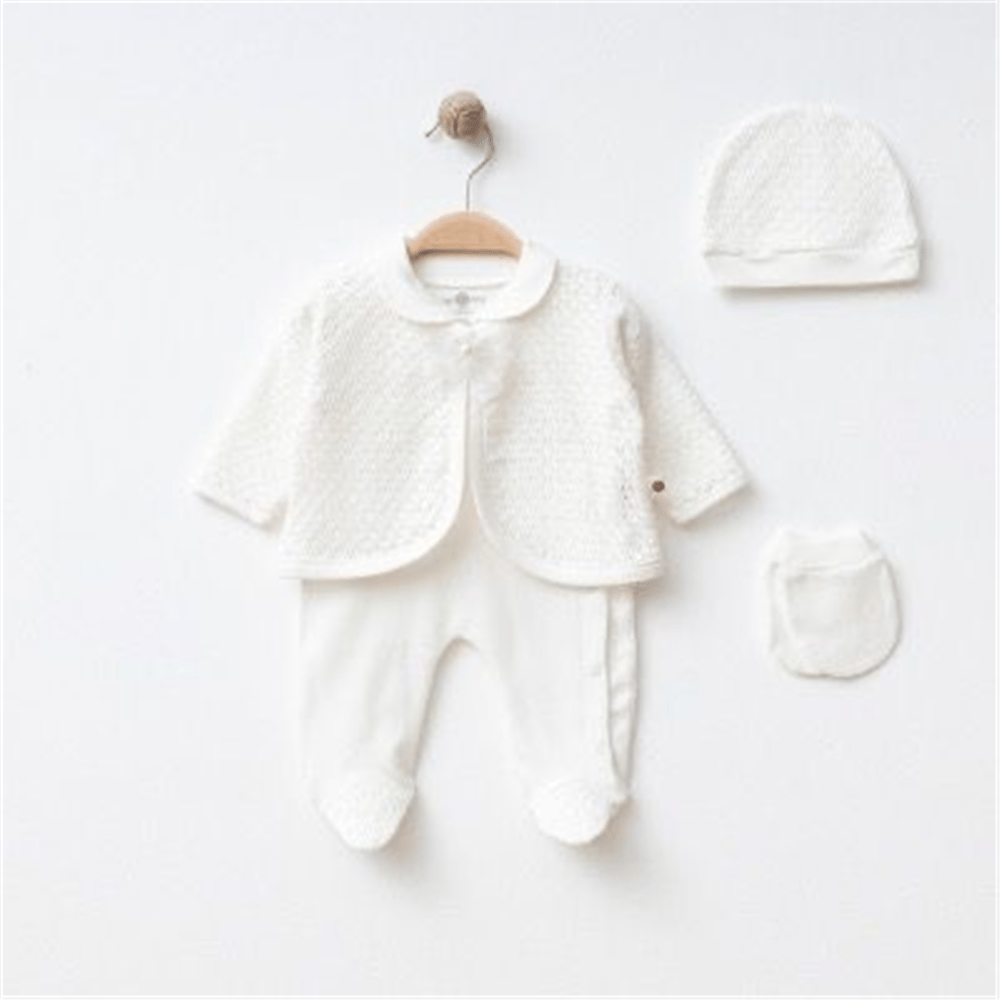 Işıl Baby Tulum Krem
