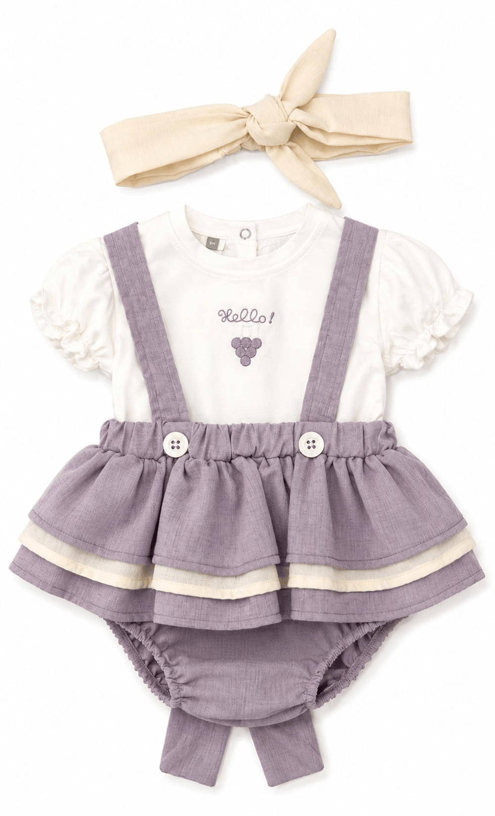 Jikko Bandanalı Romper Lila