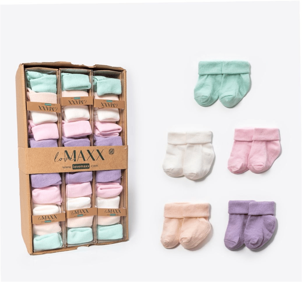 Lovemax 5'Li Çorap Set Kutulu Kız Karışık