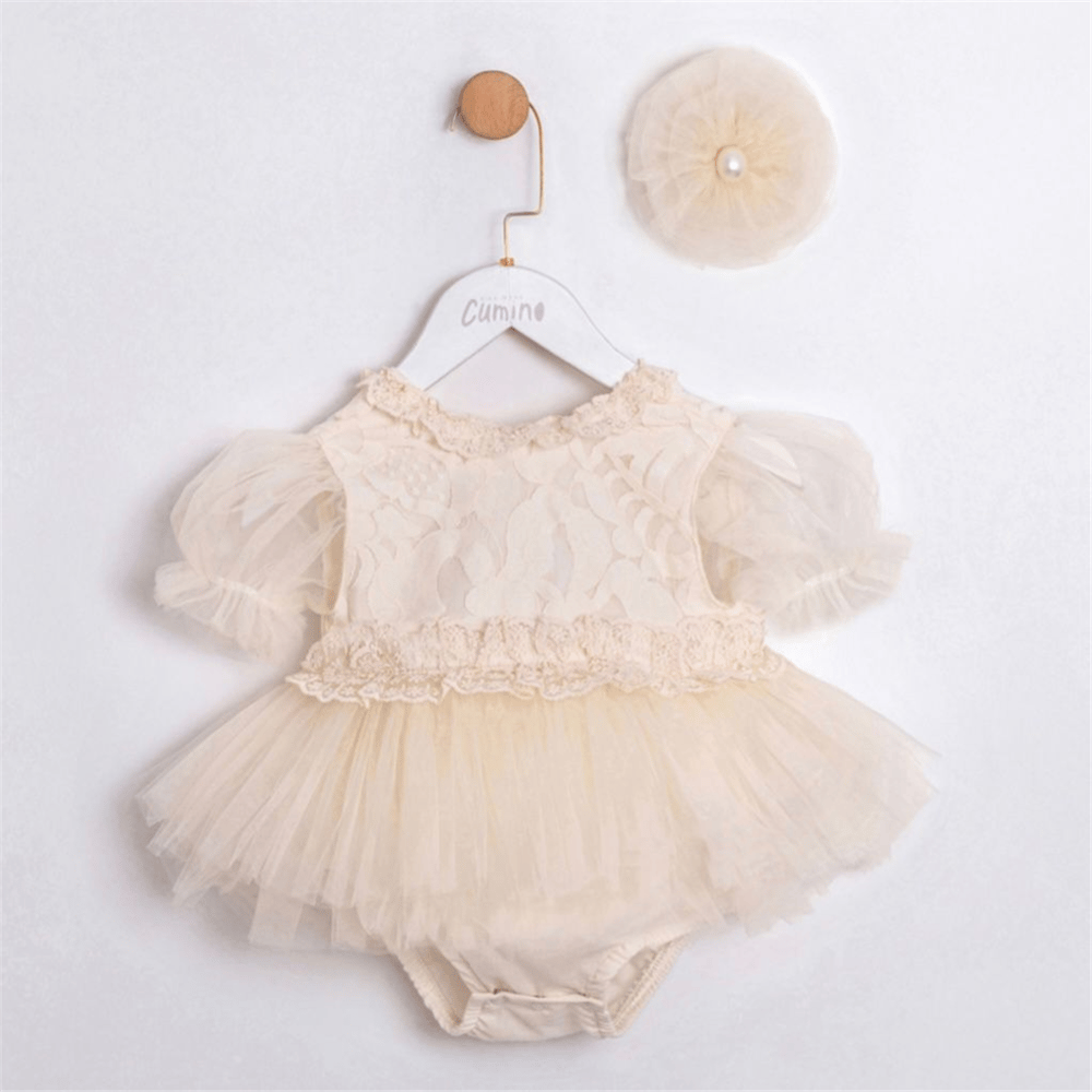 Mary&Joe Dantel Detay Romper Krem