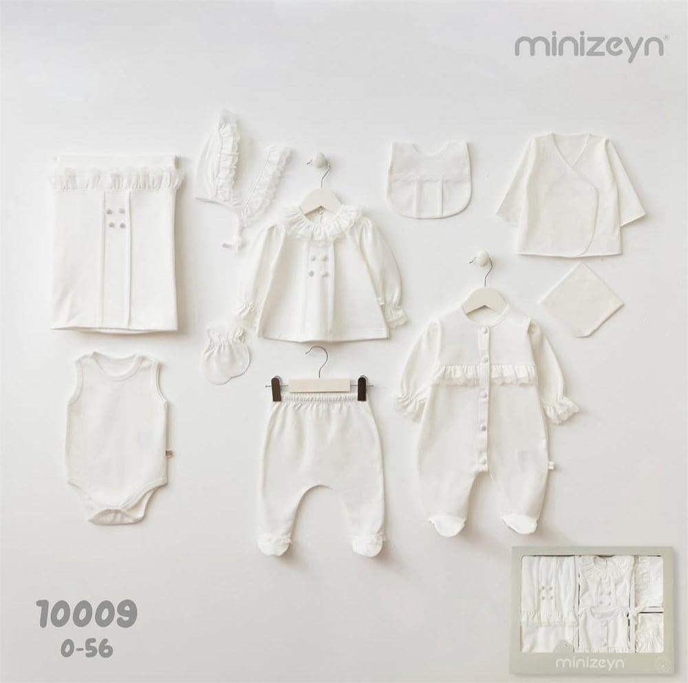 Minizeyn 10'Lu Hastane Çıkış Seti Ekru