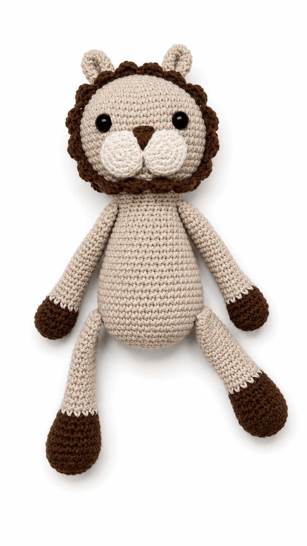 Yino Amigurumi Aslan Bej