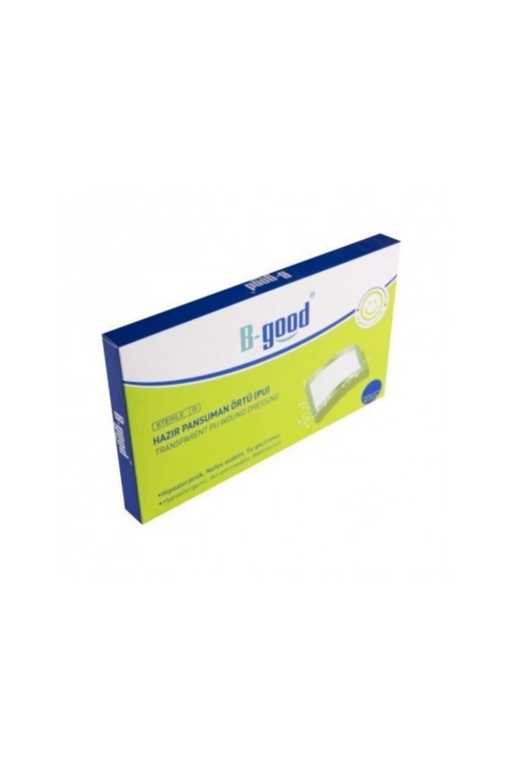 B-GOOD 9*25 cm Su Geçirmez Pansuman Örtüsü 5'li Pedli Yara Örtüsü