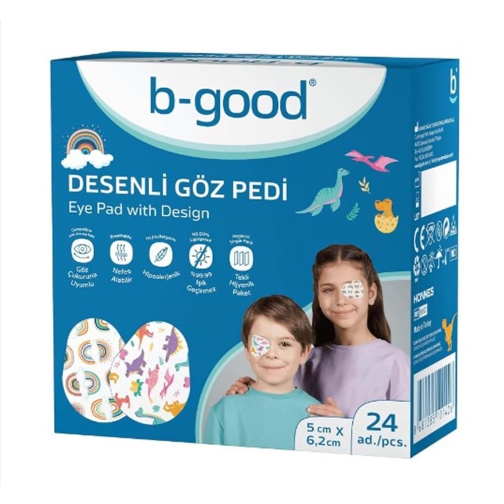 B-Good Göz Pedi Desenli 5x6,2 cm 24'lü
