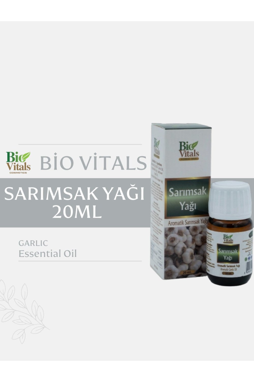 Bio Vitals Sarımsak Yağı