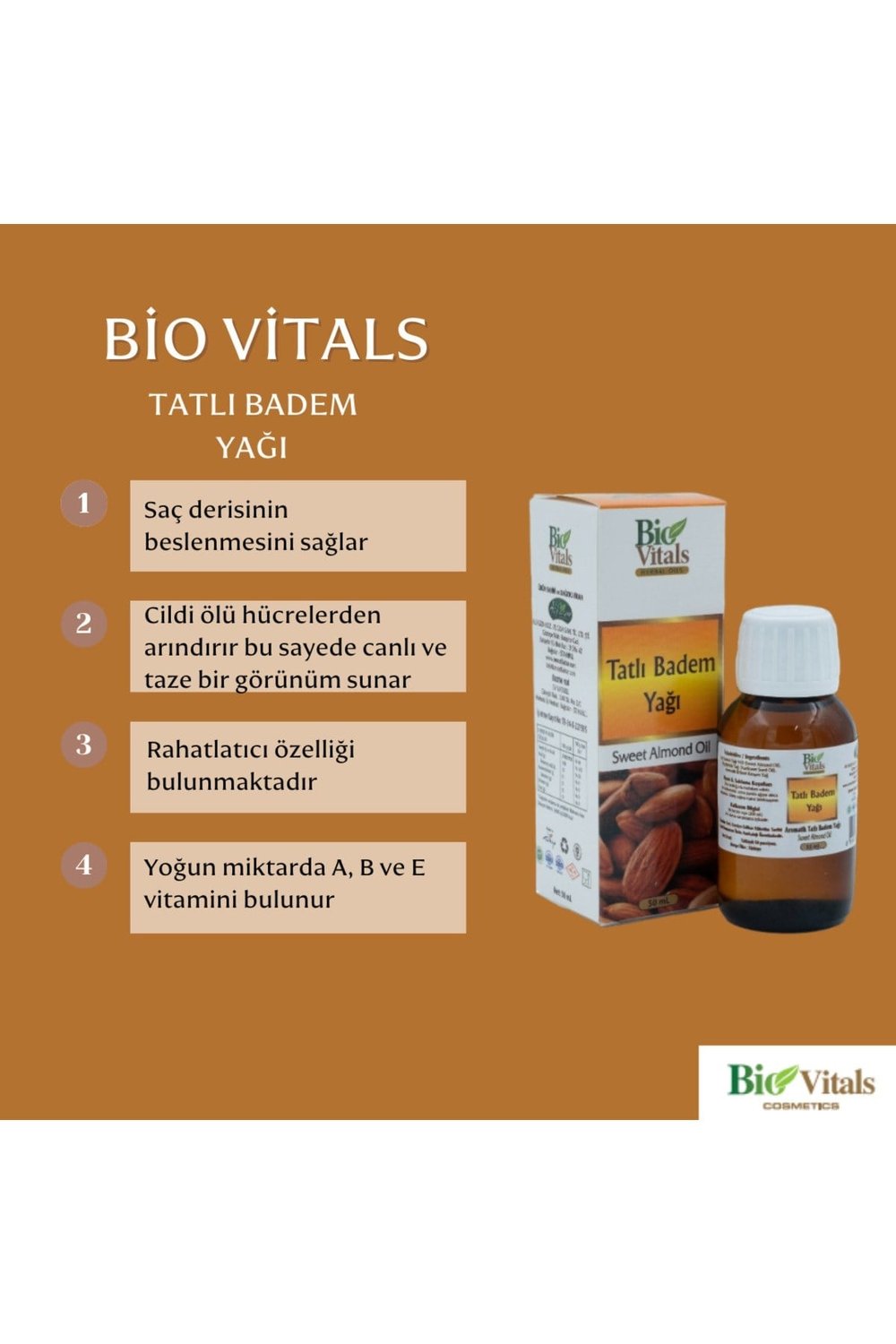 Bio Vitals Susam Yağı 50 Ml