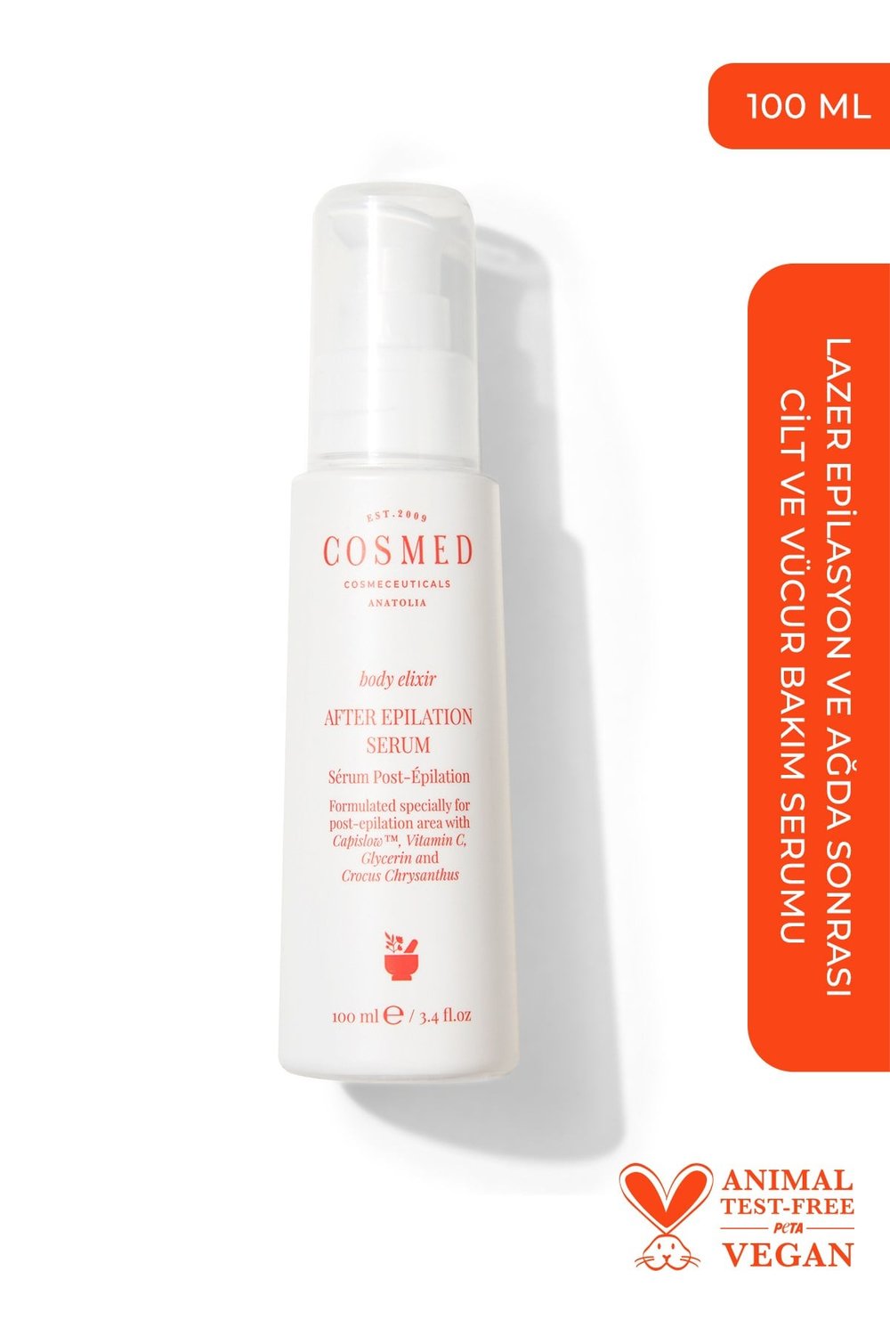 Body Elixir After Epilation Serum-lazer Epilasyon Ve Ağda Sonrası Cilt Ve Vücut Bakım Serumu 100 ml