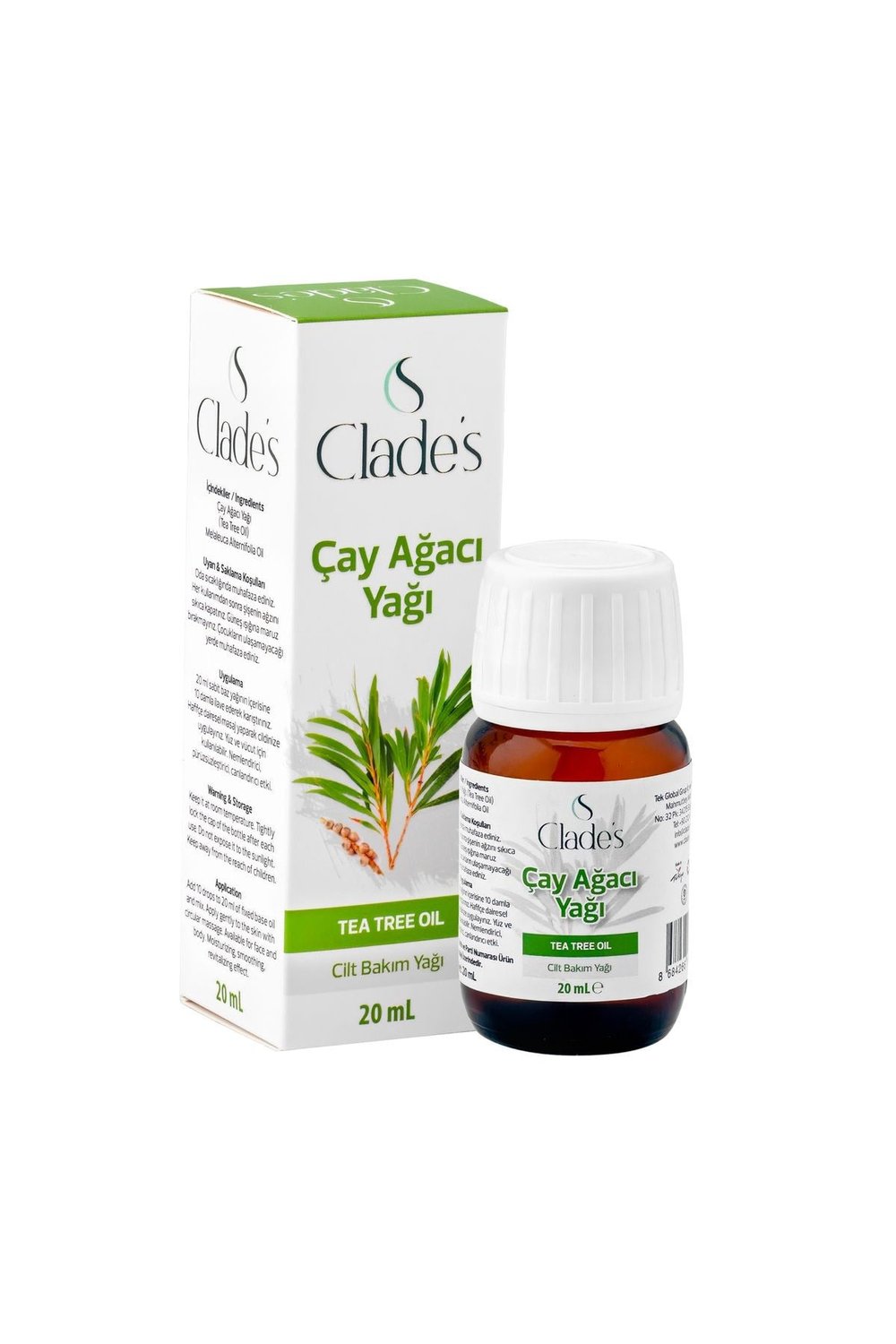 Çay Ağacı Yağı 20 ml - Cilt Bakım Yağı Tea Tree Oil