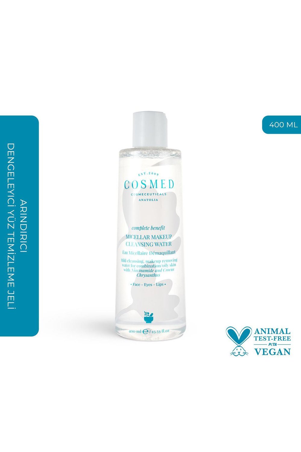 COSMED Micellar Makeup Cleansing Water 400 ml