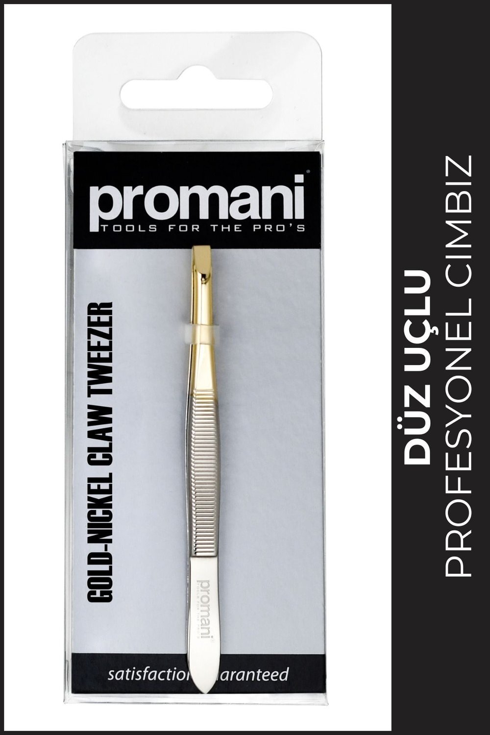 Yarı Altın Nikel Düz Uçlu Cımbız Pr-918