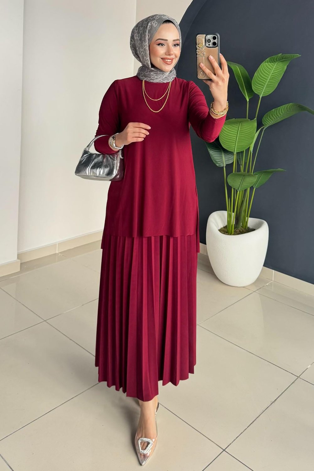 Eteği Piliseli Takım | Bordo