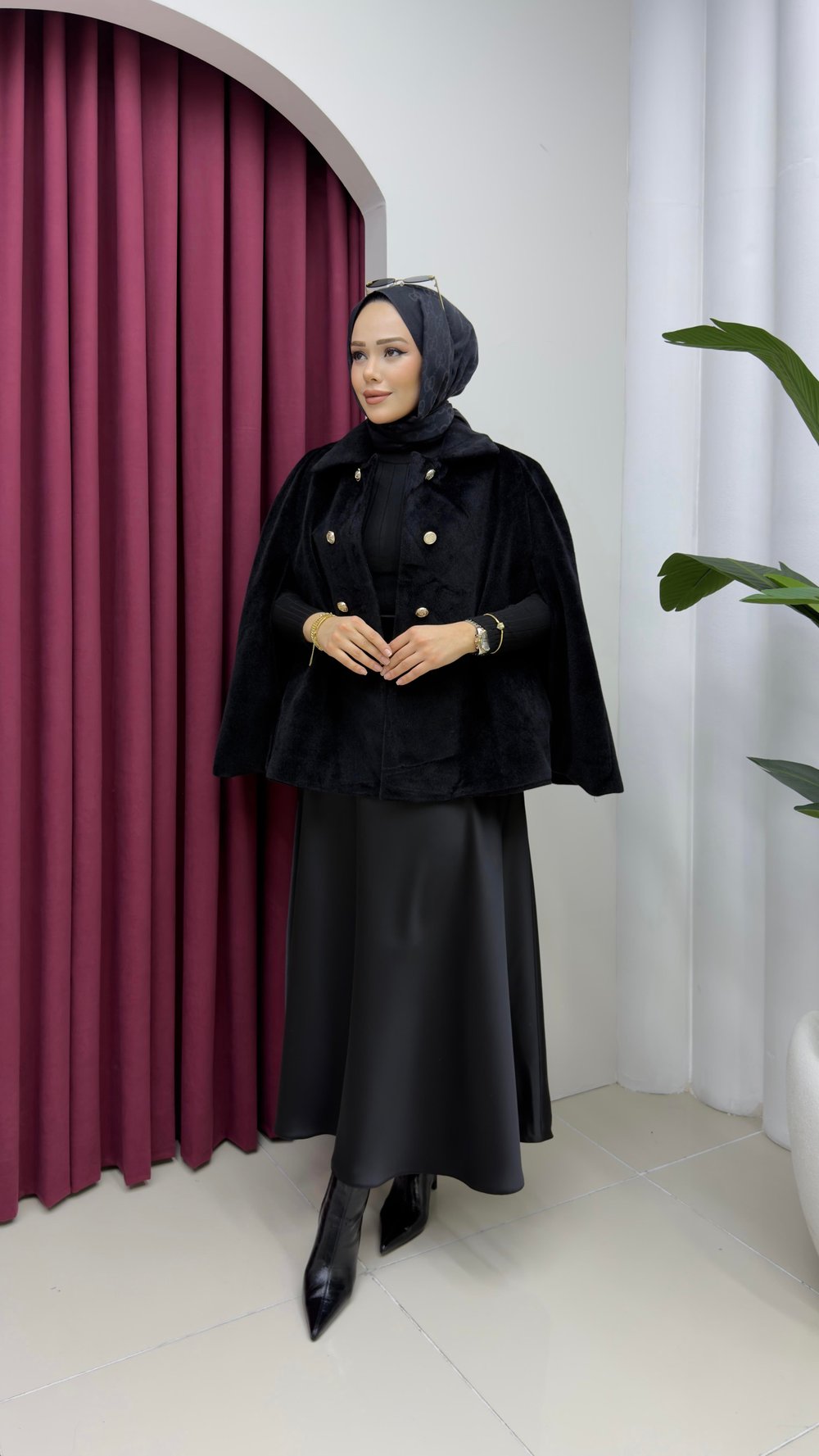 Saten Etek | Siyah