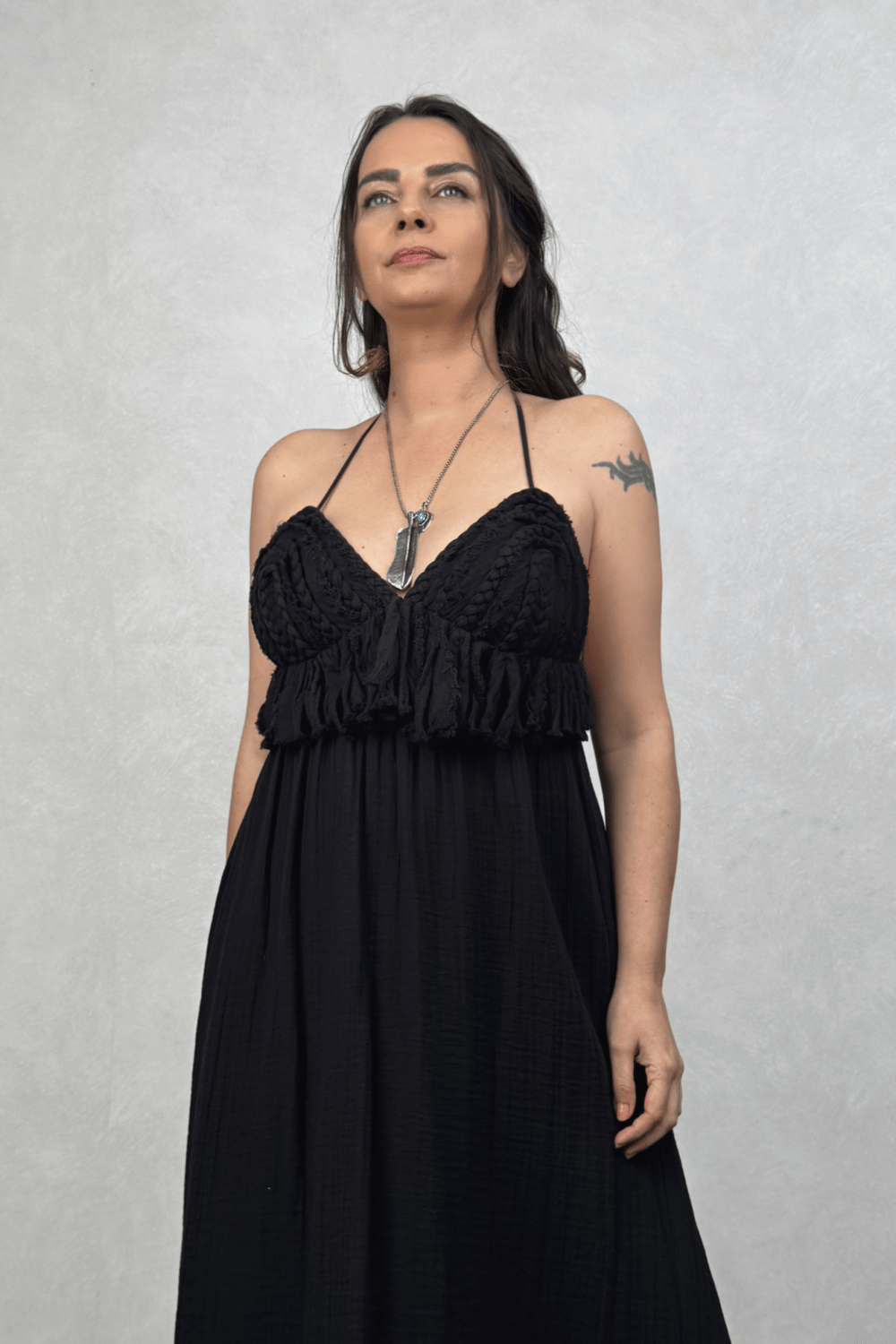 Blanca Babil Premium Elbise - Siyah