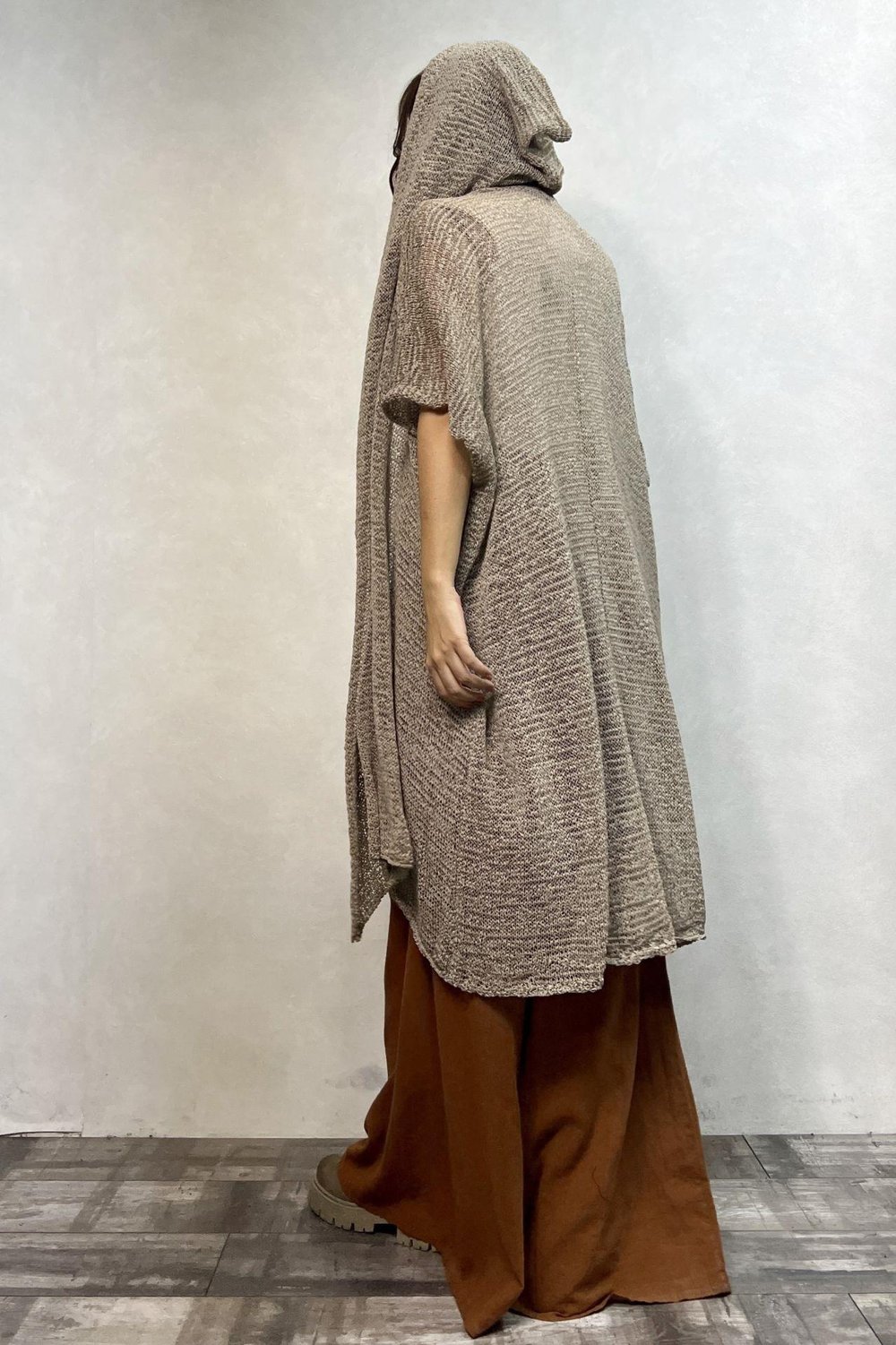 Boho Tasarım Merserize Hırka - Vizon