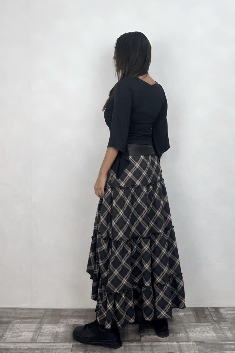 Carmen Ekose Maxi Etek - Antrasit
