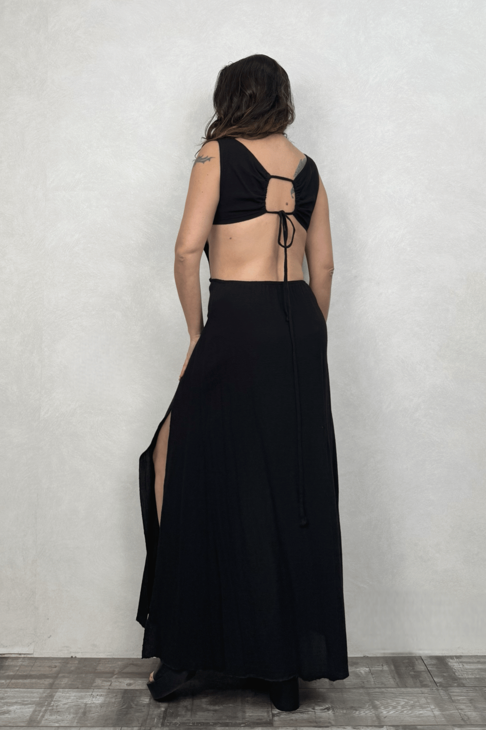 Blanca Diana Premium Elbise - Siyah