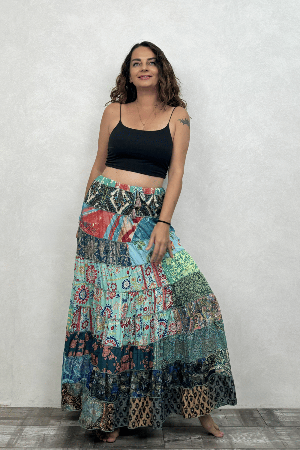 Gypsy Patch İpek Etek - Doce