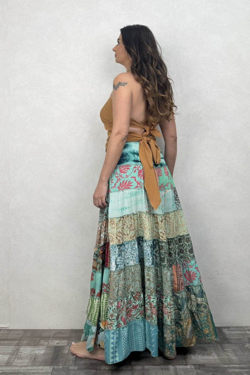 Gypsy Patch İpek Etek - Quince