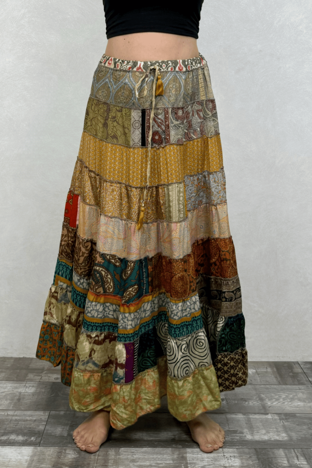 Gypsy Patch İpek Etek-Diez