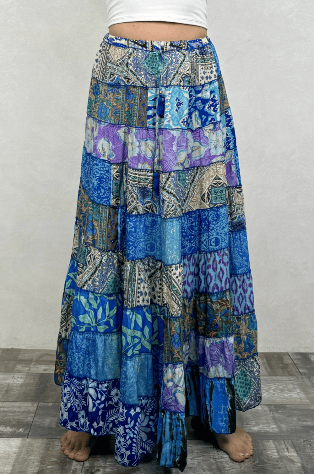 Gypsy Patch İpek Etek-Nueve