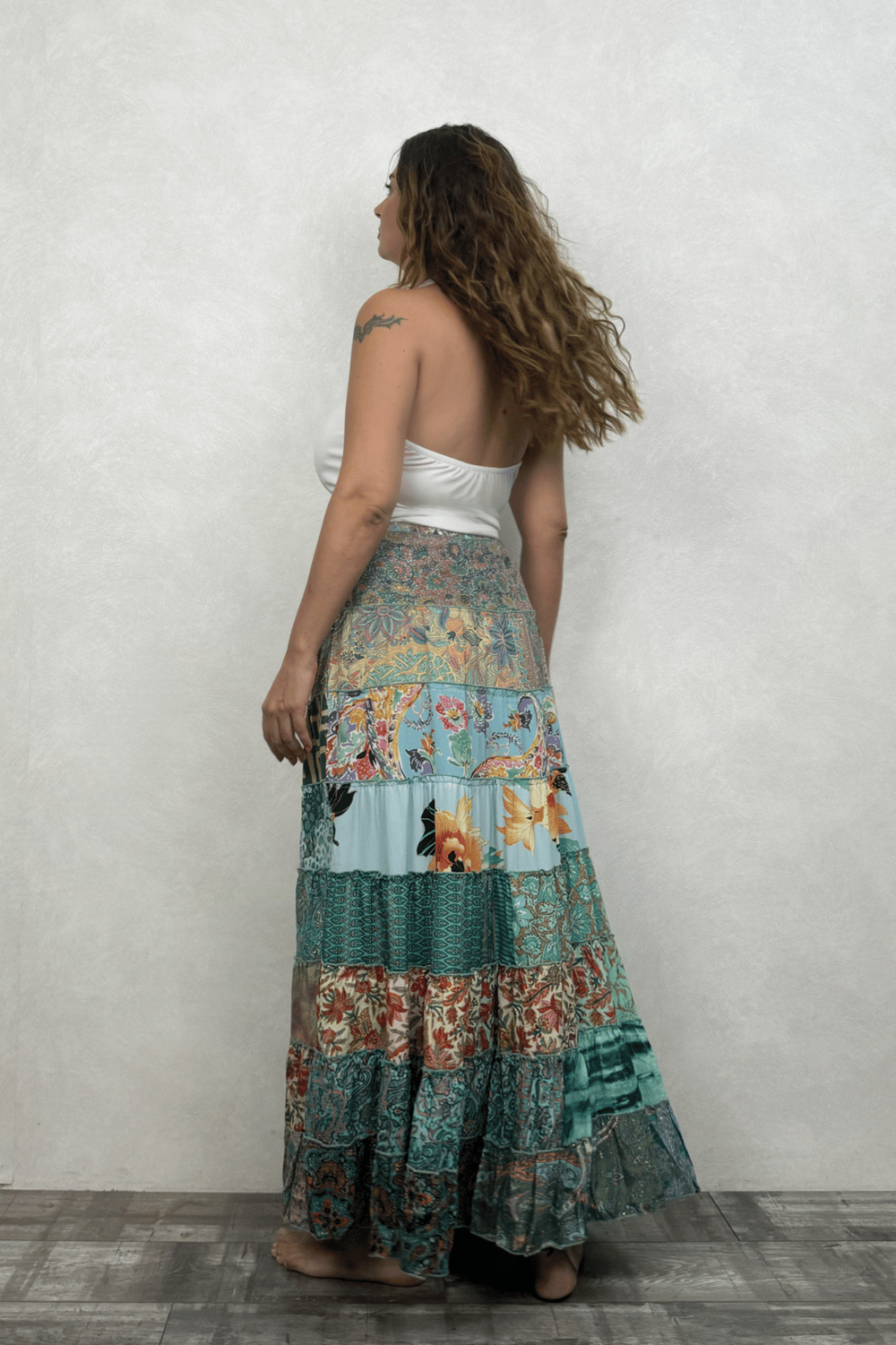 Gypsy Patch İpek Etek-Seis