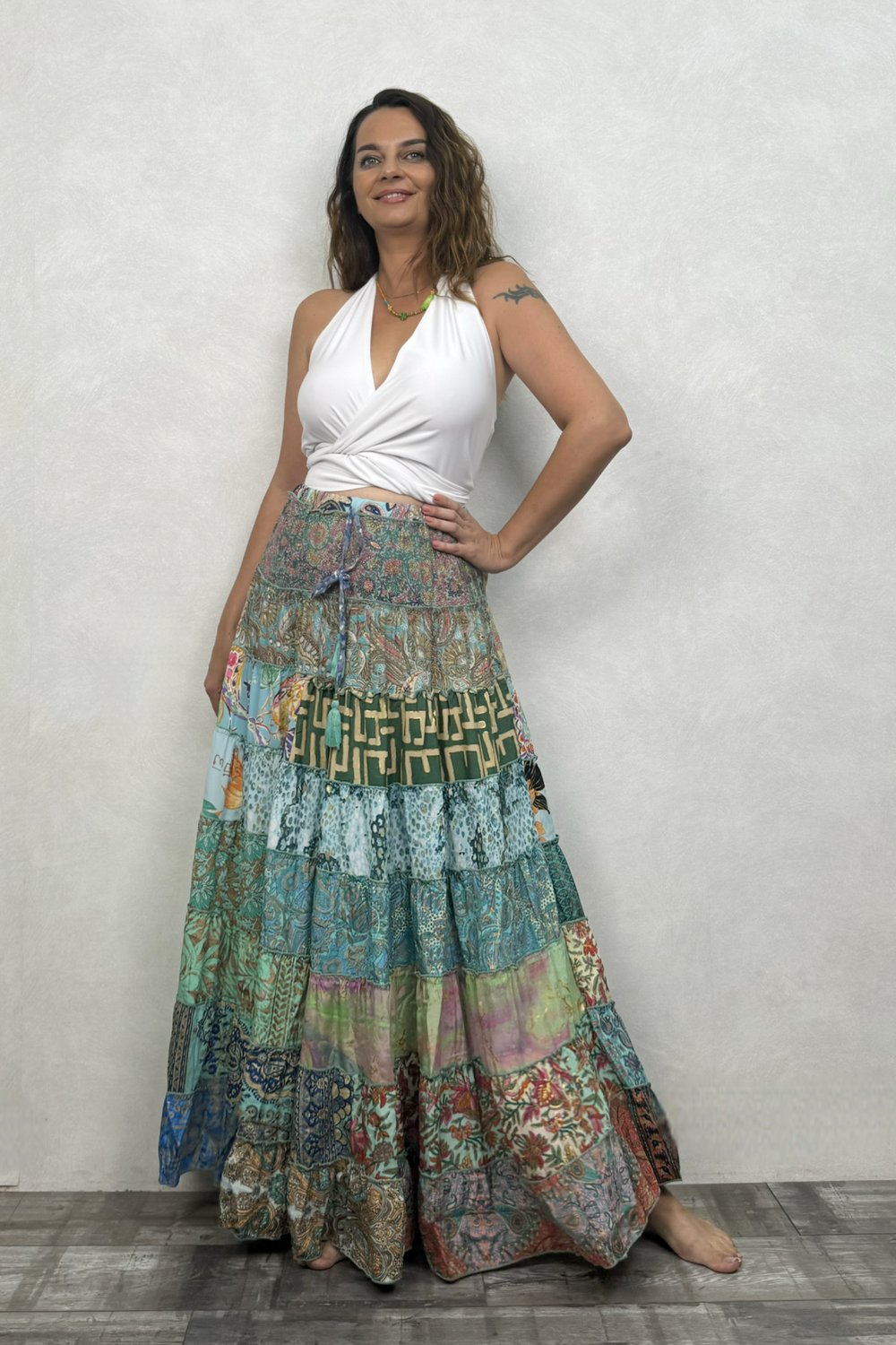 Gypsy Patch İpek Etek-Seis
