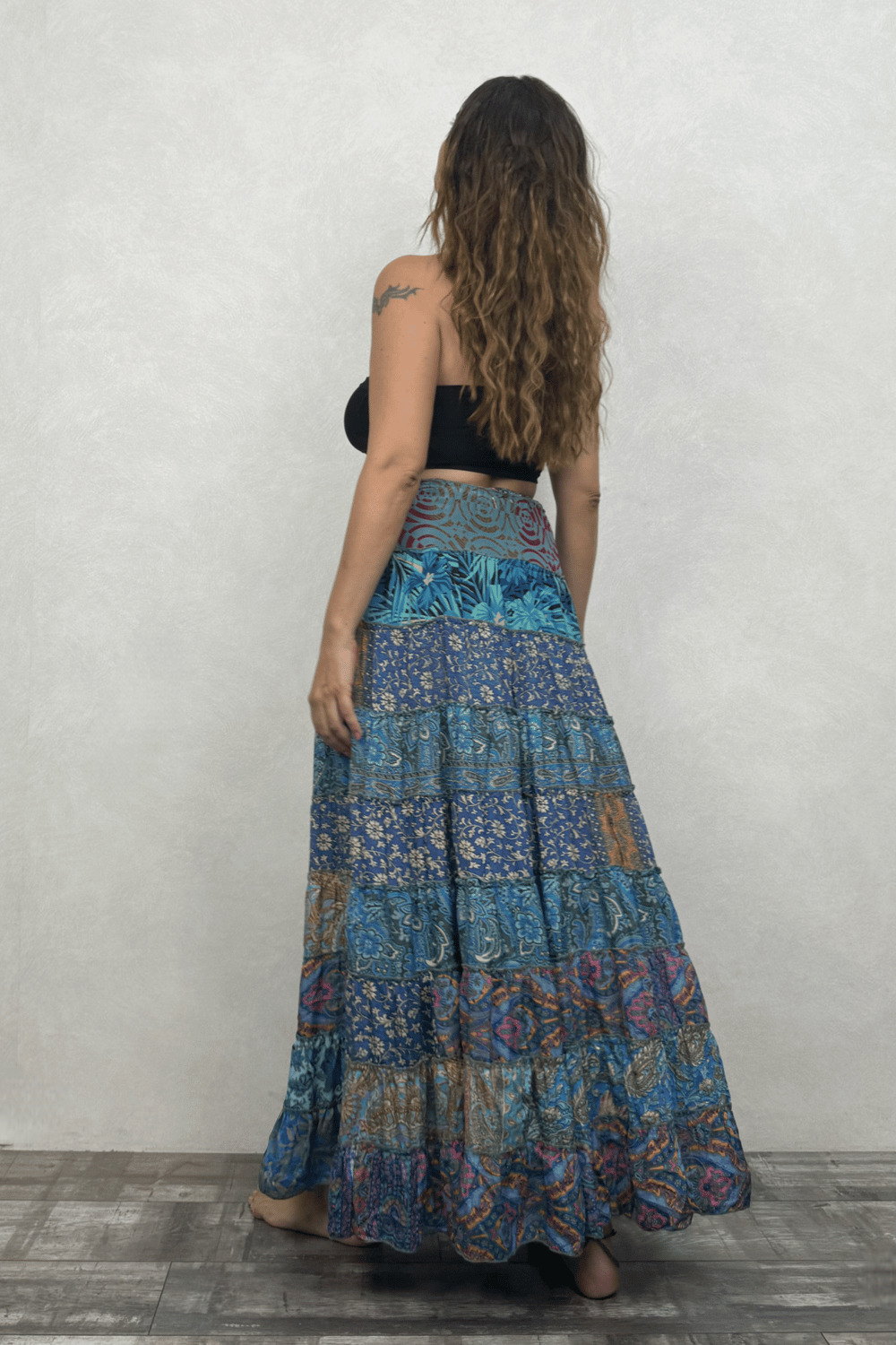 Gypsy Patch İpek Etek-Siete