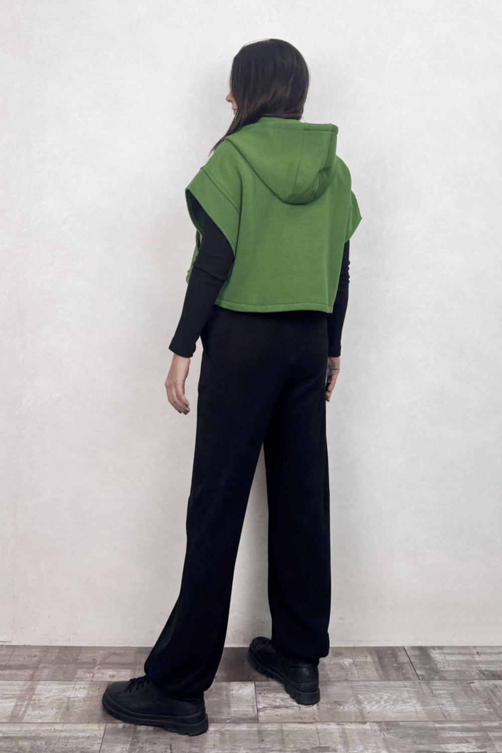Kanguru Cepli Hoodie - Yeşil