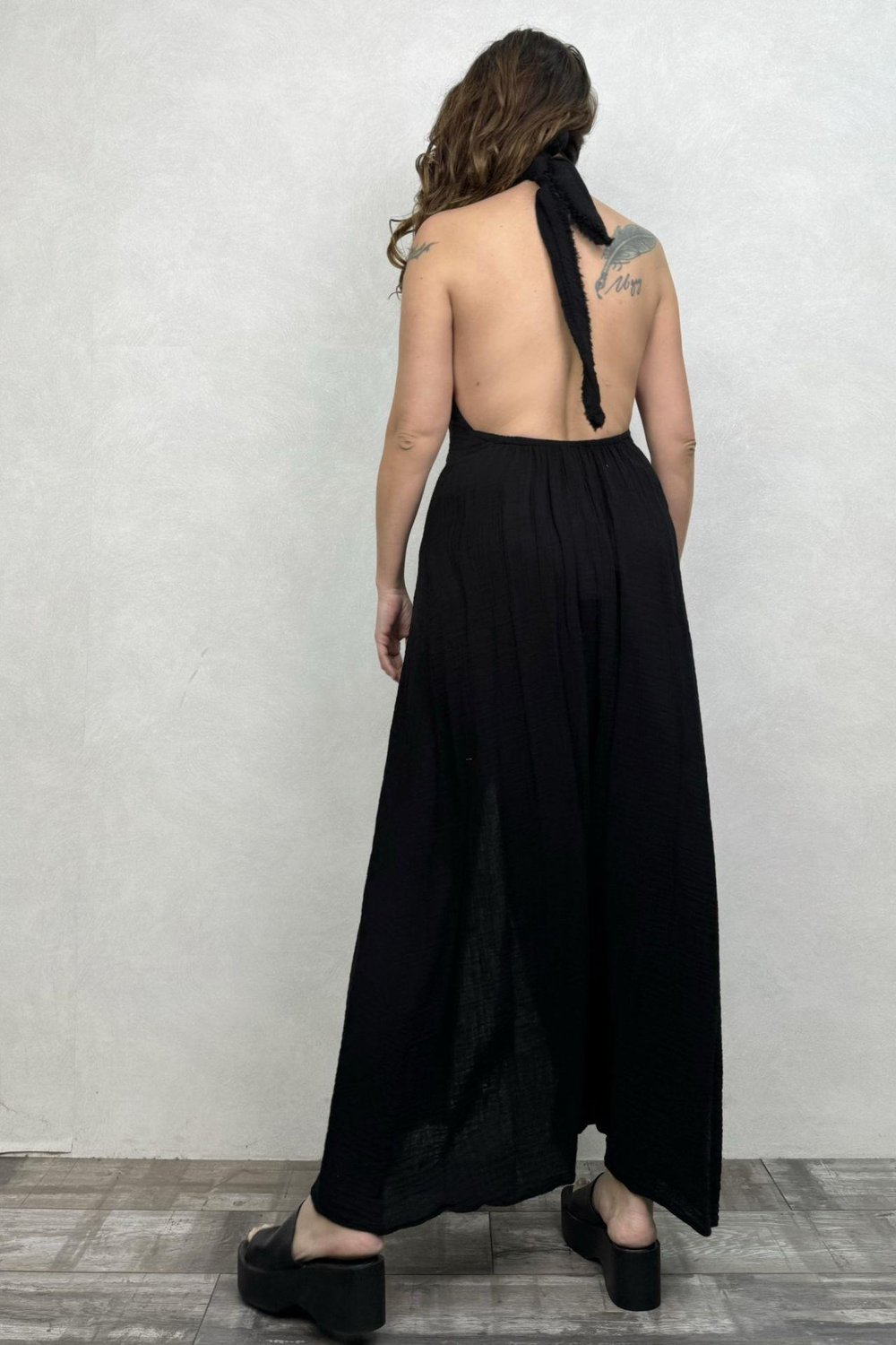 Blanca Lerna Elbise - Siyah