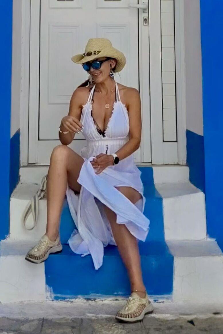 Blanca Lilith Elbise - Beyaz