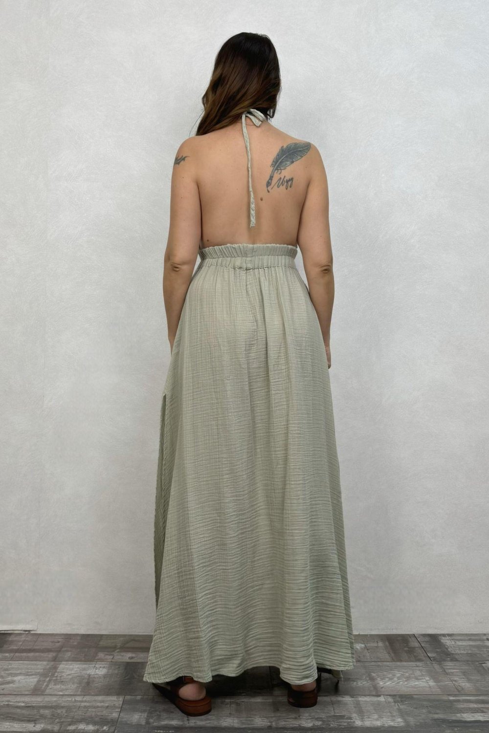 Blanca Lilith Elbise - Sea Green Su Yeşili