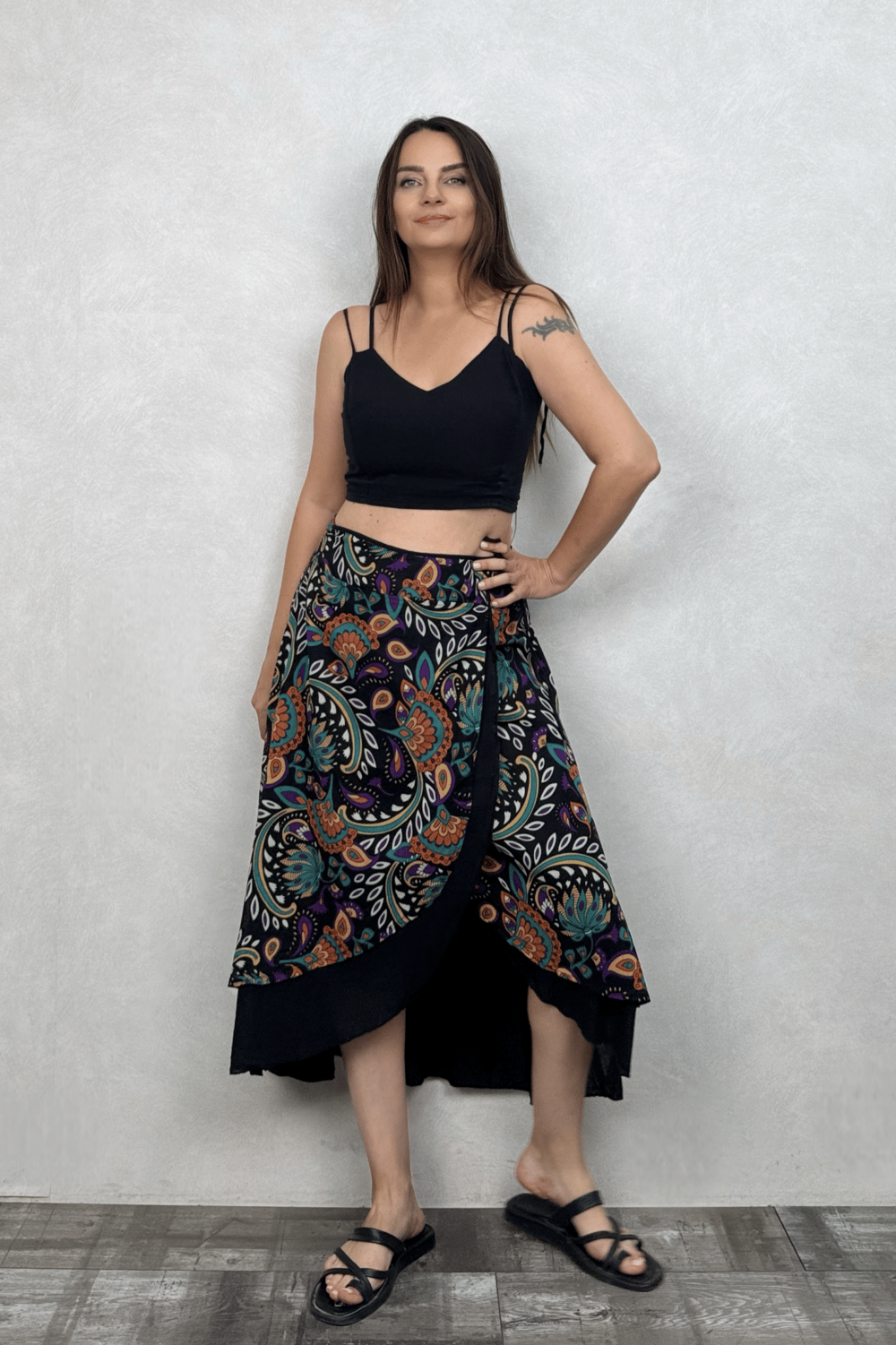 Lucia Anvelop Etek - Siyah