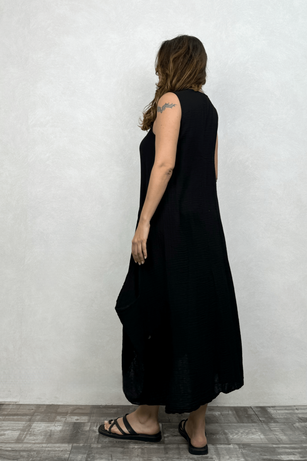 Blanca Venilla Elbise - Siyah