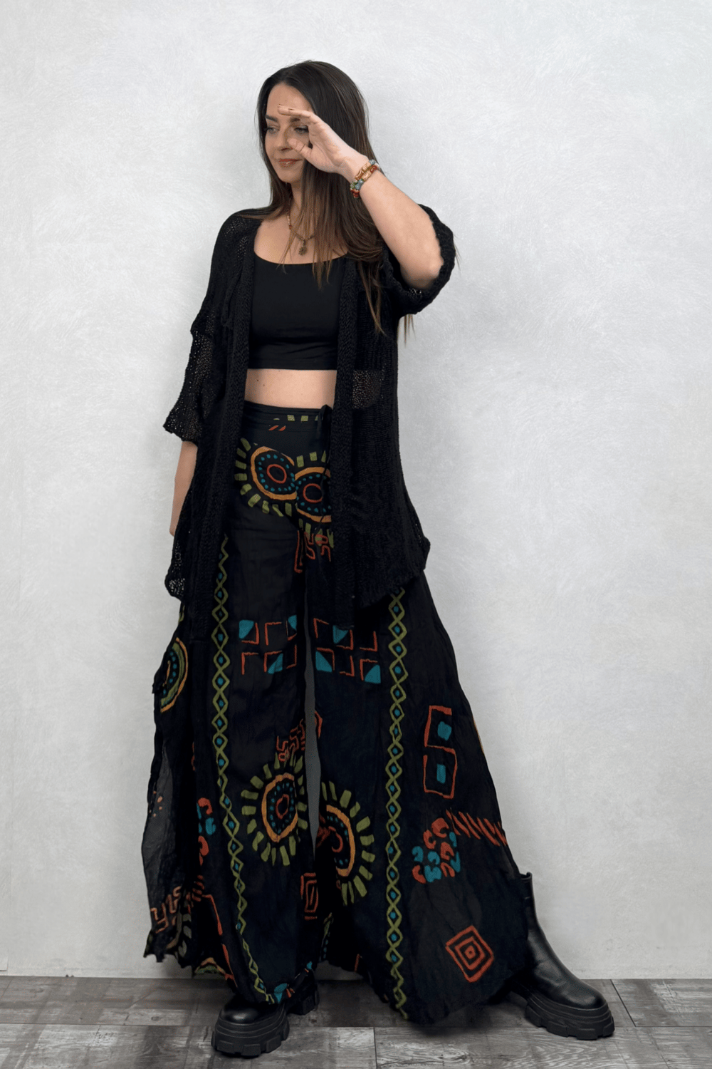 Yarasa Pantolon -Siyah