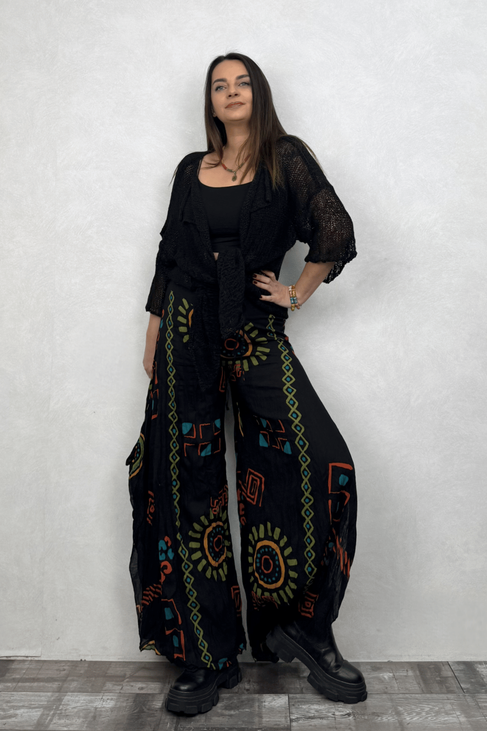 Yarasa Pantolon -Siyah