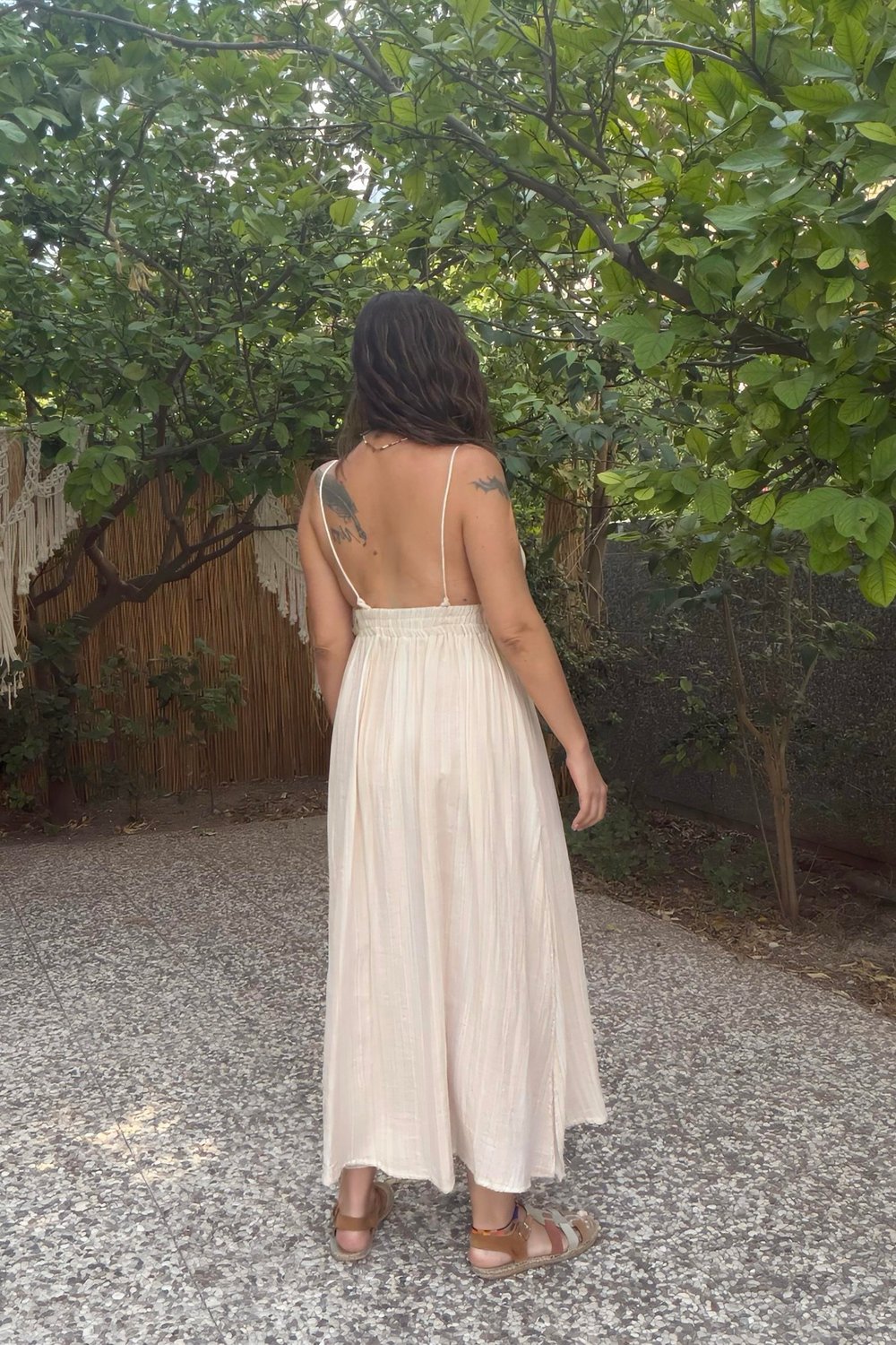 Blanca Gaia Clio Elbise - Llia Bej