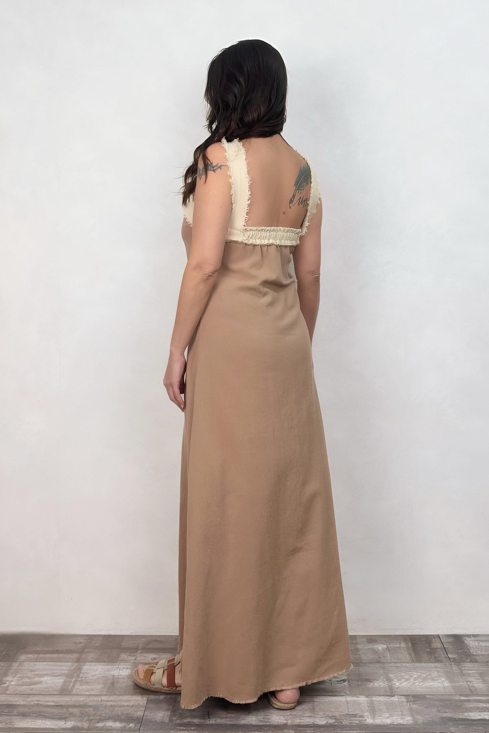Blanca Gaia Liora Elbise - Praline Kahve