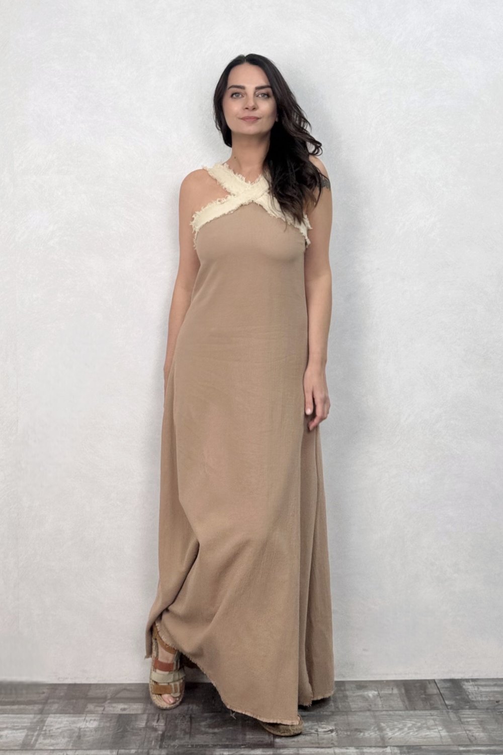 Blanca Gaia Liora Elbise - Praline Kahve