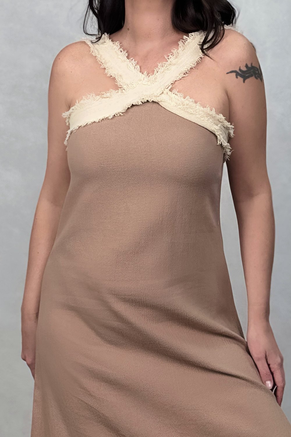 Blanca Gaia Liora Elbise - Praline Kahve