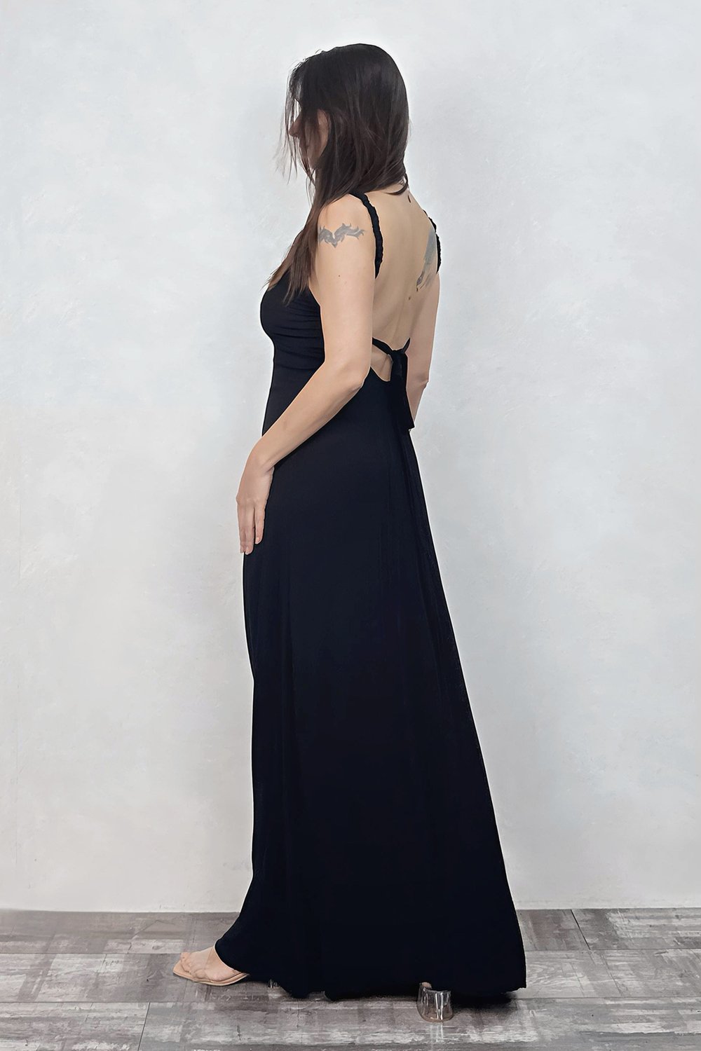 Blanca Gaia Maia Elbise - Siyah