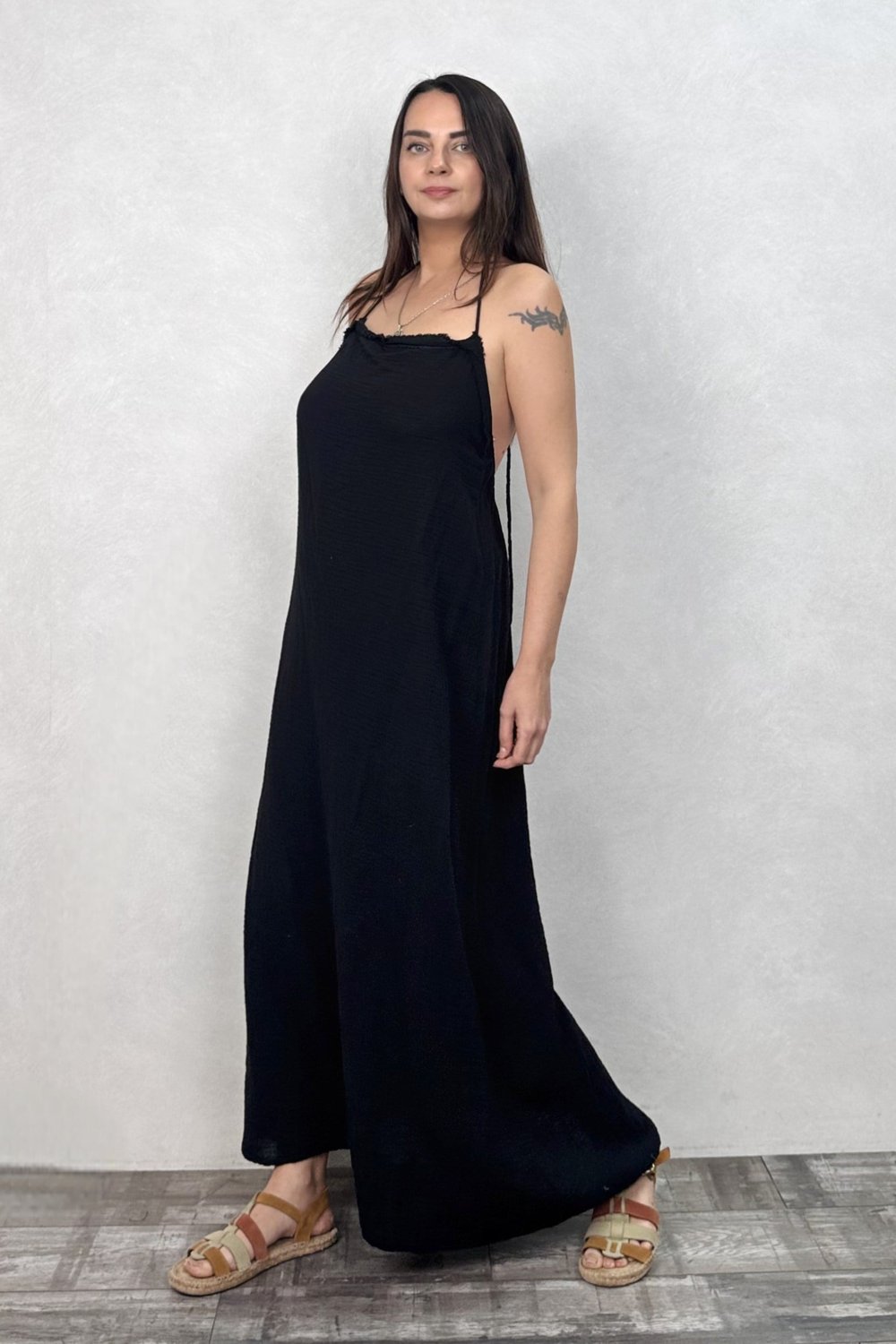 Blanca Gaia Milos Elbise - Siyah