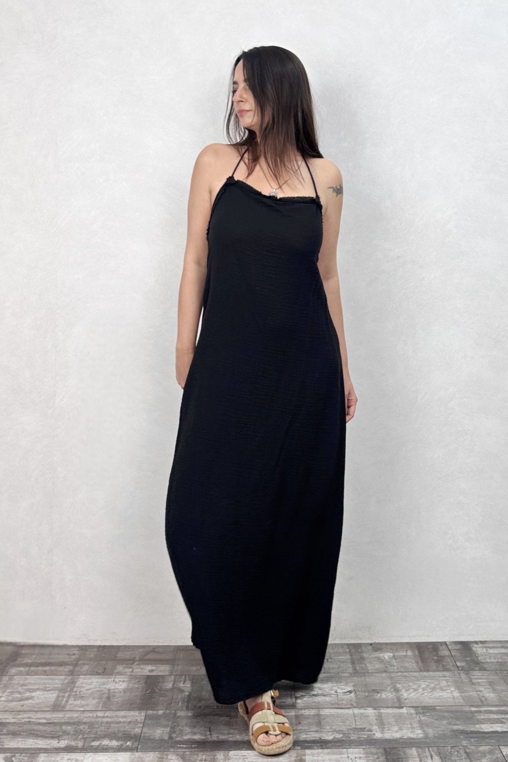 Blanca Gaia Milos Elbise - Siyah